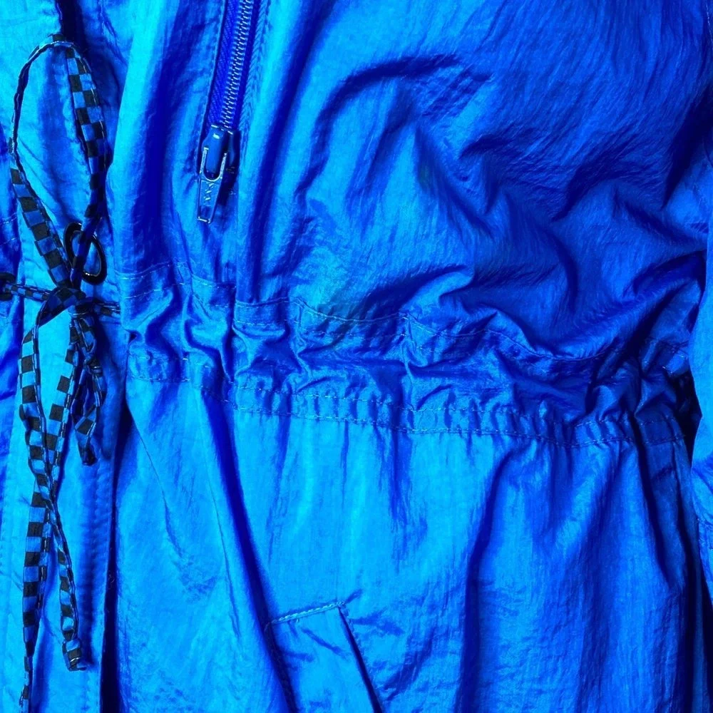 Dani Colby Women's Vintage 80's Ski‎ Jacket Blue Geometric  Sz 8/10